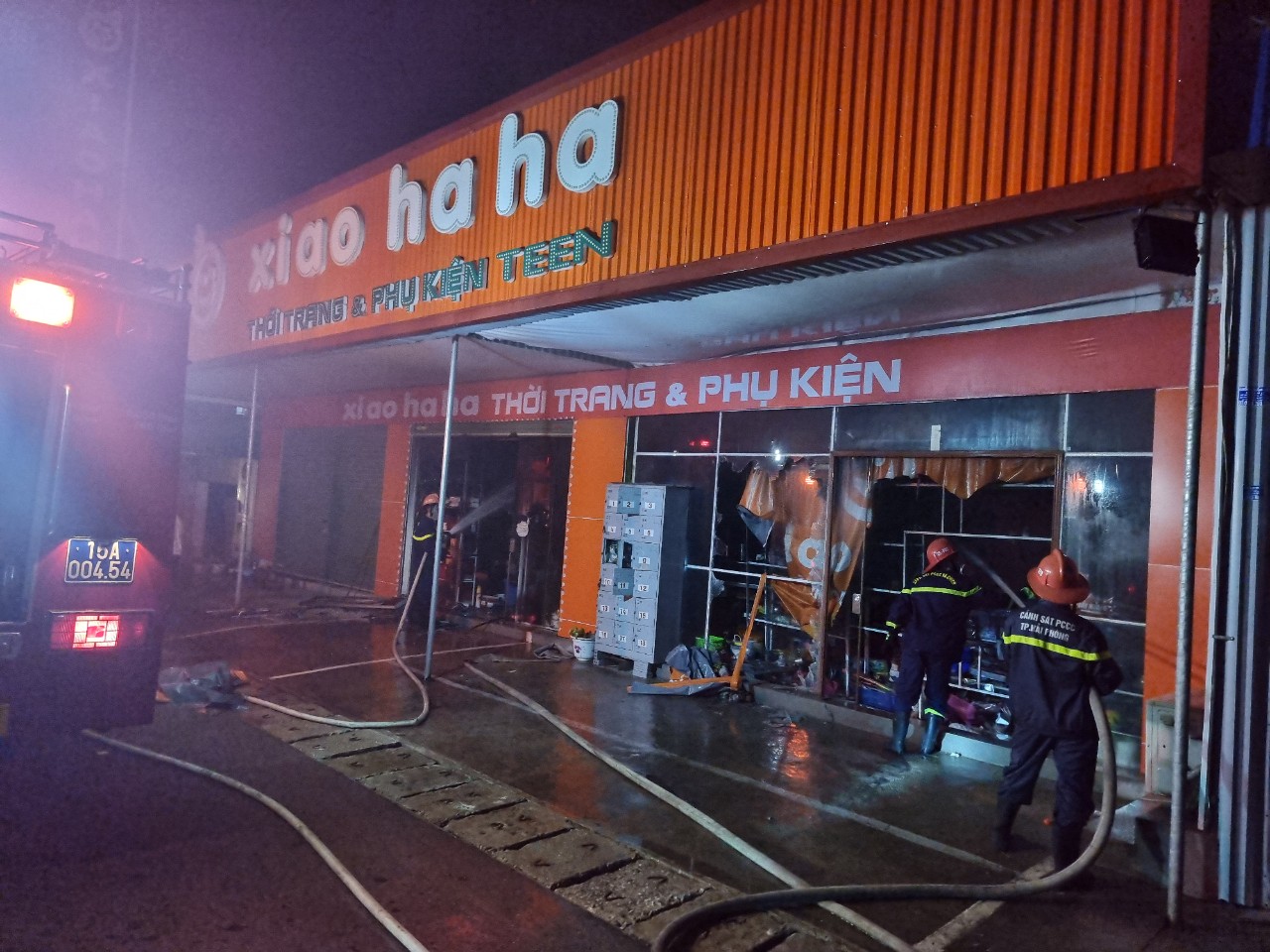 Thông tin về vụ cháy ở cửa hàng tại xã Bắc Hưng, huyện Tiên Lãng, Hải Phòng